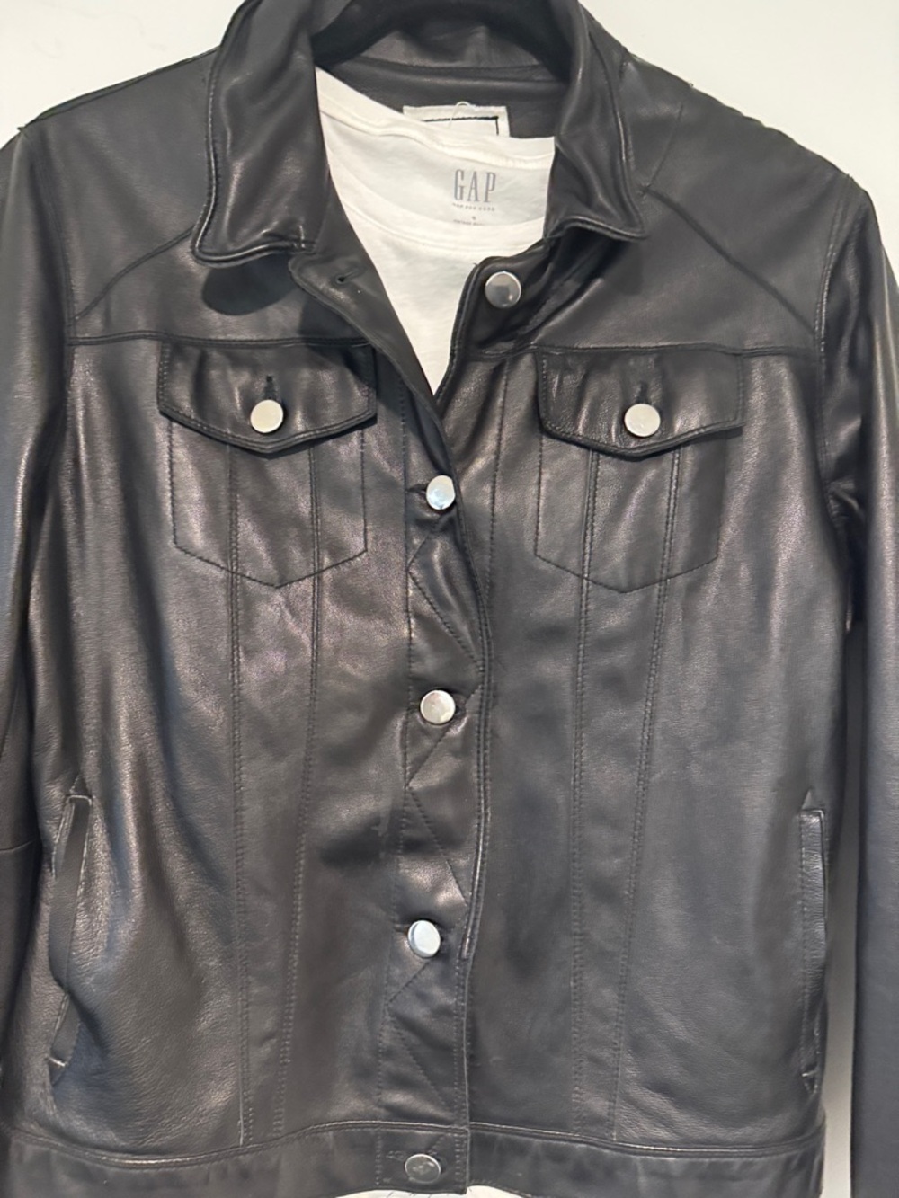 JAKETT NYC Alexa burnished leather jacket - Picture 8 of 16